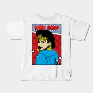 Debbie Gibson 90s Pop Art Comic Style Kids T-Shirt